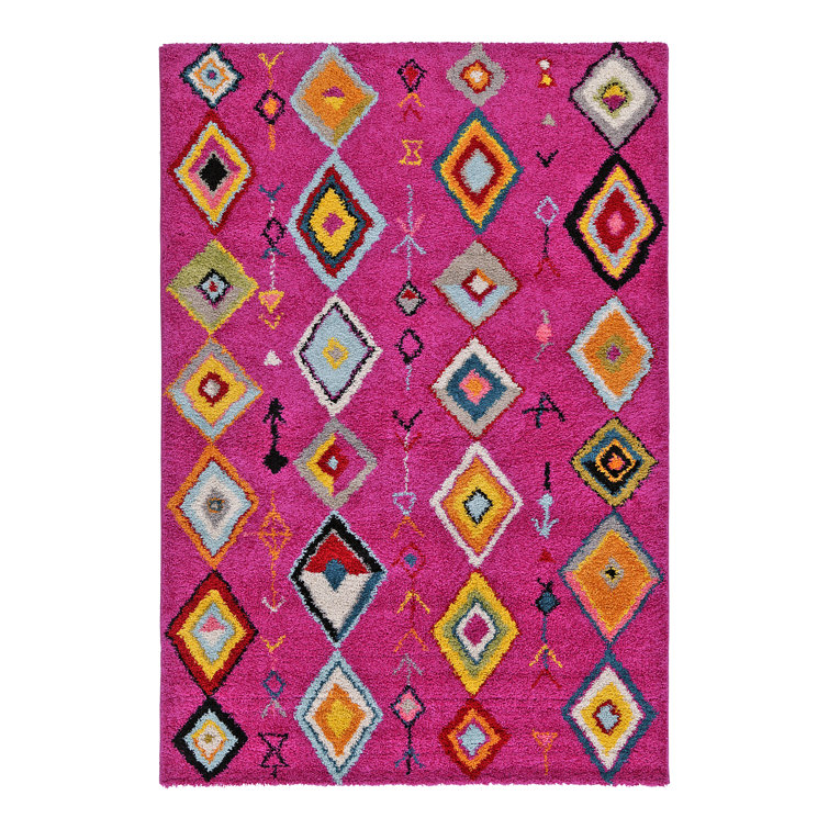 Latitude Vive Morton Pink/Yellow/Light Blue Rug & Reviews Wayfair.co.uk